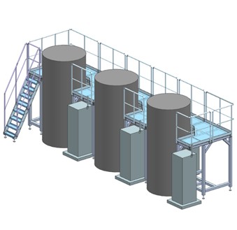 反應器不銹鋼操作平臺